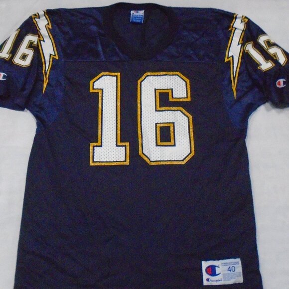Champion San Diego Chargers Ryan Leaf #16 Football Jersey Size 40